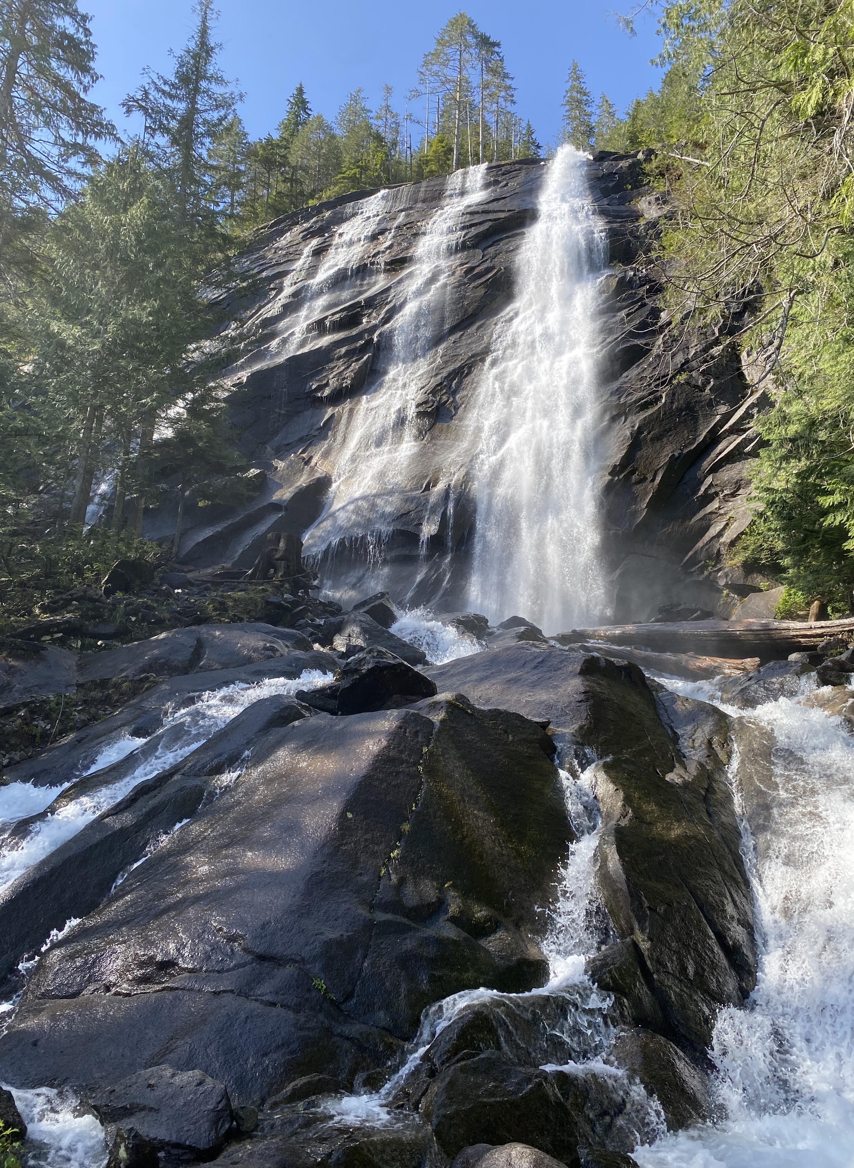 Bridal Veil Falls backdrop